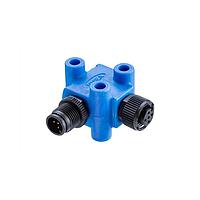 Amphenol LTW HPC-000505-0FM-ES001 Adapters NMEA 2000, L Adaptor, Plastic, 4A, 05 pins, Screw Thread, (End 1) Female Female, (End 2) Male Male, NMEA 2000 Certificate, IP68