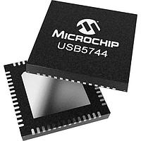 Microchip Technology USB5744B-I/2GX01 USB Interface IC 4-Port Super Speed/Hi-Speed USB Controller Hub (Low Pincount)