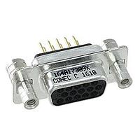 Amphenol CONEC 164A17309X High Density D-Sub Connectors DSUB SOLDER PIN STR 3mmTH PREC MCHND CNT