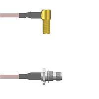 Amphenol Custom Cable Q-2S04O000H084i RF Cable Assemblies SMA-RJB/TNC-SJB G142 84I