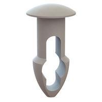 Essentra Components 27KY1870281 Keyhole Rivet Keyhole Rivet, .187 Hole, .281 Panel Thk