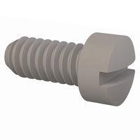 Essentra Components 010256F018 Machine Screw Fillister Slotted Screw, #2-56 Thread, 3/16 Lg