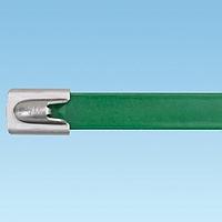 Panduit MLTFC4H-LP316GR Metal Ties MLT Tie, 316 SS, Fully Coated, Heavy, 14