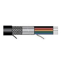 Alpha Wire SF61118CY OR001 Commercial Application Series SF 18 AWG 4 Conductor cable, Foil/Braid, 1000ft Orange
