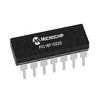 Microchip Technology PIC16F15225-I/P Microcontrollers 14KB Flash, 1KB RAM, 10b ADC, PWM, CCP, HLT, WDT, PPS, EUSART, SPI/I2C, XLP