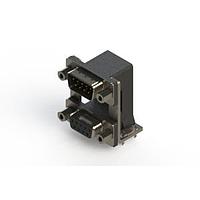 EDAC 663-009-364-039 Dual Port D-Sub Connectors Right-angle Dual Port D-Sub Connector