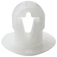 HellermannTyton PBM9M4 Cable Tie Mounts Push-Button Cable Tie Mount, 0.25" Hole Dia, 0.12" Max Panel, 0.2" Max Tie Width, PA66, Natural, 1000/pkg