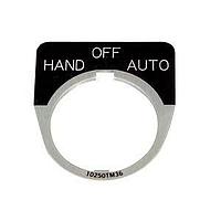 Eaton 10250TM67 Legend Plate, Man Auto LGD PLT 1/2RND MAN AUTO