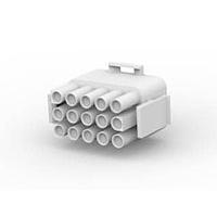 AMP Connectors - TE Connectivity 350736-4 Plug Housings 15P PLUG UL94V0