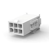 AMP Connectors - TE Connectivity 794244-1 Receptacle Housings 06P MINI UMNL2 CAP HSG UL94V2