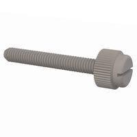 Essentra Components 090640100TEG Knurled Screw Slotted Thumb Screw, #6-40 Thread, 1 Lg