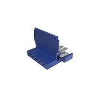 Amphenol FCI 65801-105LF Connectors Clincher&trade; Flex Connectors, Receptacle Assembly, Single Row, 5 Positions, 2.54mm (.100in) Pitch.