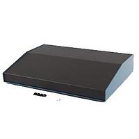 Hammond Manufacturing 1456RL3BKBU Sloped 15 Degree Slope Alum 11.3x3x17"Black/Blu