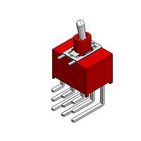 Dailywell 1A33T2B4M7QES Toggle Switches 3PDT ON-OFF-ON VT RT
