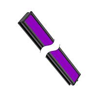 Banner Engineering LEDUV395LA290XD6-XQ LED Light Arrays Vision Light: 290 mm Linear Array - IP50; 12 High Intensity 395 nm UV LEDs - 24 V dc; Diffuse Plastic Window; 5-pin M12 QD