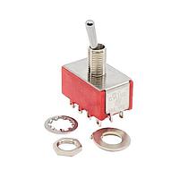 E-Switch 1004P1T1B1M1QEH Toggle Switches 4PDT ON-ON SLDR MNT