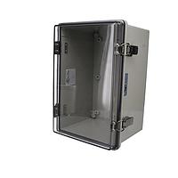 Bud Industries NBA-10164 NEMA Box NEMA Enclosure with Stainless Steel Hinges and Latches (11.8 X 7.9 X 7.1 In)