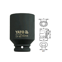 Yato YT-1146 Hexagonal deep impact socket 3/4" (46mm)