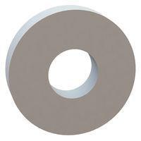 Essentra Components 17W08758 Flat Washer Flat Washer, .340 ID, .865 OD, .187 Thick, Natural, Nylon