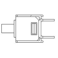 AMP Connectors - TE Connectivity PMD9P1B10M6RE Subminiature R/A PC TH Gold Off-Mom PB Switch