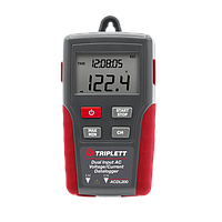 Triplett ACDL200 True RMS AC Voltage/Current Datalogger (600VAC, 200AAC, True RMS, dual input)