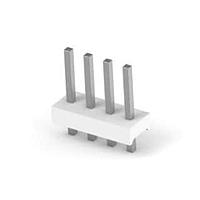 AMP Connectors - TE Connectivity 3-641202-4 Unshrouded 04P MTA156 HDR ASSY PL 30AU LF