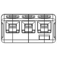 Amphenol Anytek N30300300000G Butt Splice N3-3P-Orange