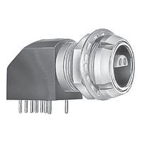 LEMO EXP.1S.303.HLN Receptacles 3P PCB MOUNT RECEPT R/A FRT & REAR NUTS