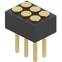 Mill-Max 857-10-006-10-051000 Spring-Loaded 6P 2R THRU-HOLE .197 HEIGHT TARGET