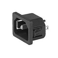 Schurter 6102.5230 Inlets Inlet Class II w/o Gnd Snap-in