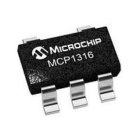 Microchip Technology MCP1316T-20LI/OT Voltage Supervisory Active low P-P, WDI, MR  (WDI = 1600ms, reset delay = 200ms, Vtrpd - 2.0V)