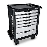 TOPTUL GE-21351 W/7-Drawer Tool Trolley (213 pcs; Black)
