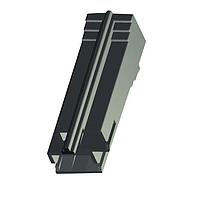 AMP Connectors - TE Connectivity 1969199-2 Wire Housings 250 FASTON HSG.,REC.,2 POS,NATRUAL