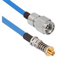 Amphenol SV Microwave FV67.3SMPM-085-MS292-180 RF Cable Assemblies VITA 67.3SMPM to 2.92mm STR M 18"Cable