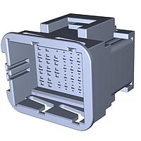 AMP Connectors - TE Connectivity 936429-2 Housings HYBRID 42P CAP ASSY BLK