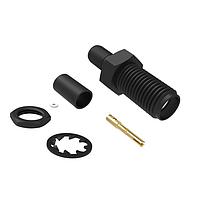 Amphenol RF 132454-BC RF Connectors / Coaxial Connectors SMA   ST CBL-JCK BHD CRM BLCK