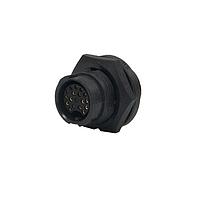 Switchcraft EN3P18F26CX Standard Circular Connector EN3 Harsh Environment Panel, 18-pin, Female, Crimp, Bulk