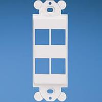 Panduit NK4RMFBL Module Frame NK 4-port screw m ount module frame