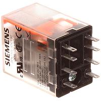 SIEMENS 3TX71113DC13C Plug-In Relay PLUG-IN RELAY, DPDT, 12A, 24VAC