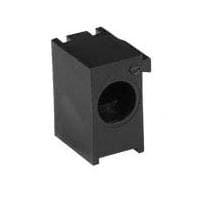 BIVAR H-133C-1-120 LED Mounting Hardware LED Holder 3mm Single Level Black