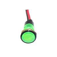 Mallory Sonalert FL1P-8NW-1-G12V Indicators LED GRN 8MM NUT 12VAC/DC