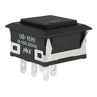 NKK Switches UB16KKW015C-AB Pushbutton Switches SPDT ON-ON RED