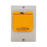 Eaton XTPBXENCFLO55 Insulated Enclosure MMP PB ACCY ENCLOSURE-IEC FLUSH E-STOP L