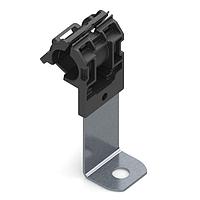 HellermannTyton 151-01462 Ratchet Clamp Ratchet P-Clamp, 0.52 - 0.77" Bundle Dia, 90 Long, 0.51" Hole Dia, PA66HIRHSUV/ST/ZN, Black, 200/ctn