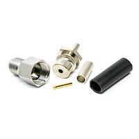 Radiall 9102-9573-003 RF Connectors / Coaxial Connectors SMA/STR JACK FEMALE CRIMP TYPE FOR 2.6/50 S CABLE PASSIVATED CAPTIVE CONTACT