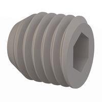 Essentra Components 012528T025 Set Screw Set Screw, Socket Head, 1/4-28 Thread, 1/4 Lg