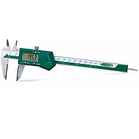 INSIZE 1110-300BWL Digital Caliper With Carbide Tipped Jaws (0-300mm/0-12”; ±0.03mm; 0.01mm/0.0005”; built-in wireless)