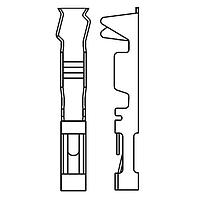 Adam Tech MTE-C-B Contacts SCKT CONN PIN CRIMP STYLE
