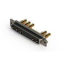 EDAC 628-17W5222-5NA Mixed Contact D-Sub Connectors Vertical Combo Dsub