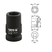 Yato YT-1105 Hexagonal impact socket 3/4" (55mm)